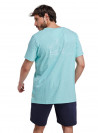 Polera Mallorca Hombre G777 PANAMA JACK turquesa