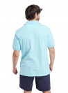 Polera Soria Hombre G966 PANAMA JACK turquesa