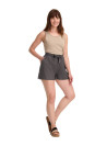 Short Badana - Mezcla de Lino K850 PANAMA JACK GRIS