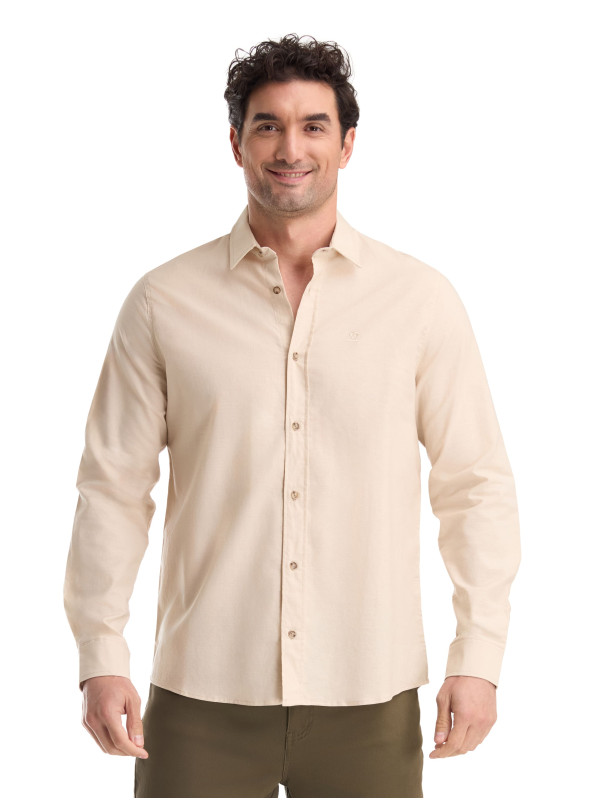 Camisa Pura - Lino K868 PANAMA JACK BLANCO