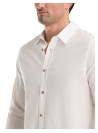 Camisa Pura - Lino K868 PANAMA JACK BLANCO